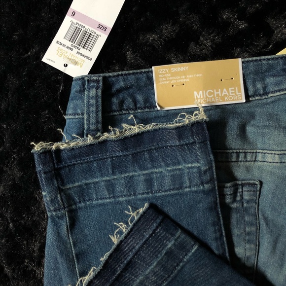 NWT Michael Michael Kors Izzy Skinny Mid Rise Jean - Picture 5 of 5